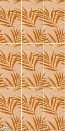 Sims 2 — Capri wall set - orange 6 by mayskaya — 