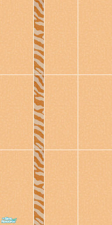 Sims 2 — Capri wall set - orange 4 by mayskaya — 