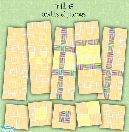 Sims 2 — Miskas Tile_6  Walls & Floors by miskas — Tile_6 Walls & Floors