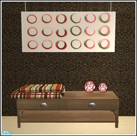 Sims 2 — Back to the 70ies - brown - Coffee table by mirake — 