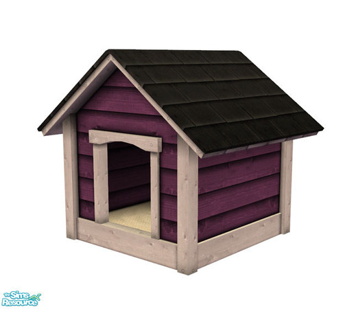 Sims 2 — Dog House - Purple Recolor by Murano — Purple dog house for your dogs and puppies!
