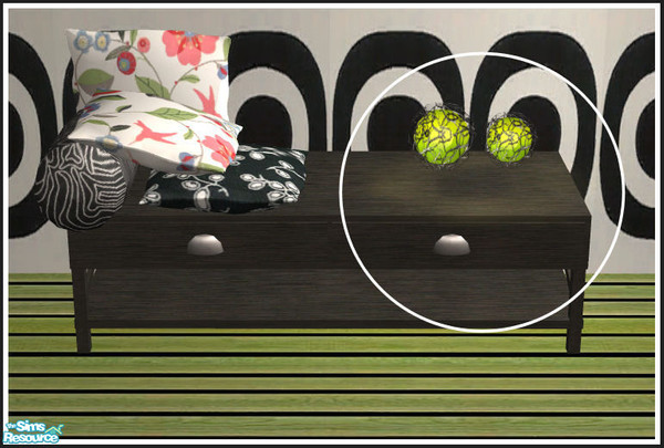 Sims 2 — Back to the 70ies - black - Lamp by mirake — 