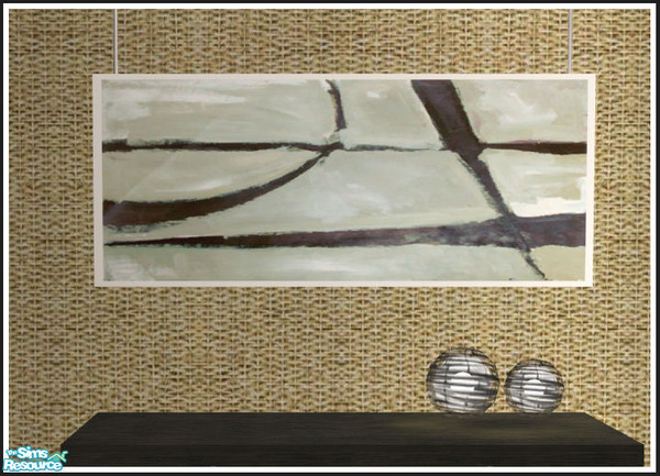 Sims 2 — Back to the 70ies - black - Painting by mirake — 