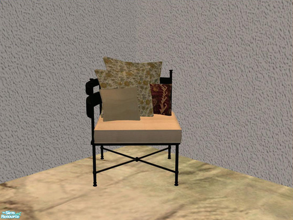 Sims 2 — Potterbarn Outdoor - Pillows Armchair (left corner) by ShinoKCR — 