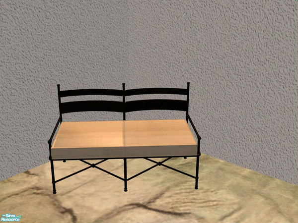Sims 2 — Potterbarn Outdoor - Loveseat by ShinoKCR — 