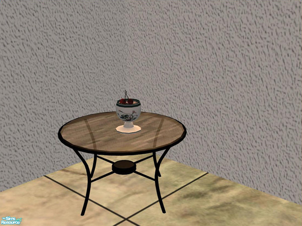 Sims 2 — Potterbarn Outdoor - Icecream porcellain by ShinoKCR — 