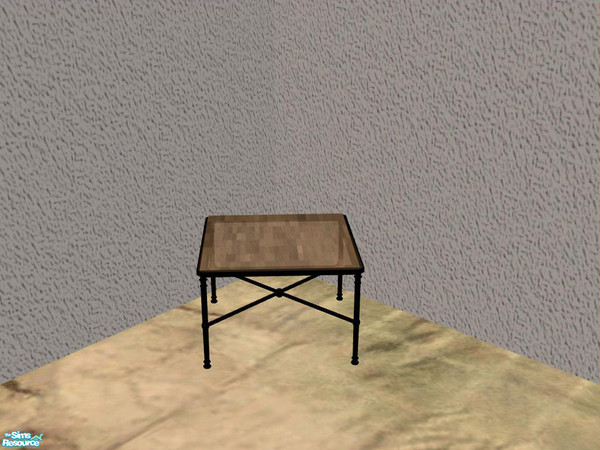 Sims 2 — Potterbarn Outdoor - Coffetable (rectangle) by ShinoKCR — 