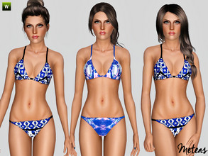 Sims 3 — Blue Sky - Summer Set by Metens — My first set of bikinis with detailled texture perfect for any occasions