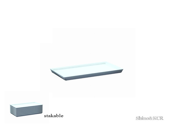 Sims 3 — Kitchen Crispy - Plate2 by ShinoKCR — stakable