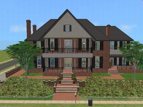 Sims 2 — Classic Colonial by millyana — Elegant, luxurious, old money, classical, traditional, no expense spared, for