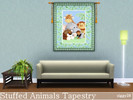 Sims 3 — Stuffed Animals Tapestry by ziggy28 — A nursery tapestry of stuffed cute baby animals . Custom mesh by MurfeeL