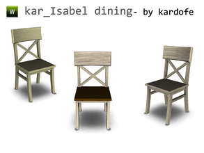 Sims 3 — kar_Isabel dining_ChairDining by kardofe — Chair dining by kardofe