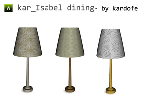 Sims 3 — kar_Isabel dining_Lighting table by kardofe — Lighting table by kardofe