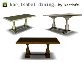Sims 3 — kar_Isabel dining_TableDining by kardofe — Table dining by kardofe