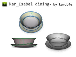 Sims 3 — kar_Isabel dining_Dishes 1 by kardofe — Dishes by kardofe