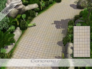 Sims 3 — Concrete 7 by Pralinesims — By Pralinesims