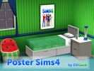 Sims 3 — The Sims 4 Poster by DKGusk2 — The Sims 4 Poster - 1 Recolorable channel (Background) - 3 Premade variations -