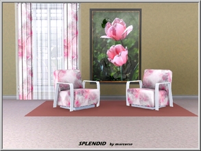 Sims 3 — Splendid_marcorse by marcorse — A splendid floral study - 2 pale pink tulips. Mesh created by Adonispluto