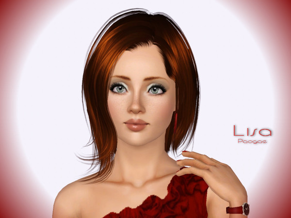 Sims 3 — Lisa by Paogae — Lisa Hope, a sweet and strong girl, family-oriented, artistic and genius, friendly and