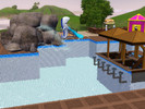 Sims 3 — Rippin Roarin Water Park by jordan23003jn2 — water park with big pool with plenty of activities for the kids,