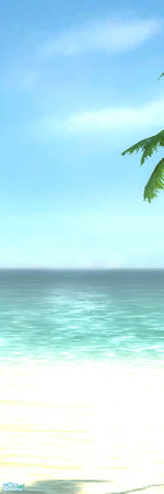 Sims 2 — Beach Mural 3 of 5 by triss — Part 3 of 5. The picture is from the game Dreamfall: The Longest Journey.