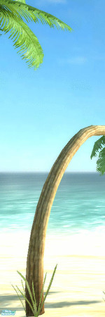 Sims 2 — Beach Mural 1 of 5 by triss — Part 1 of 5. The picture is from the game Dreamfall: The Longest Journey.