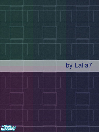 Sims 2 — Modern Abstract Walls II by LALIA7 — Slightly textured modern abstract walls in six dark cold colours. 