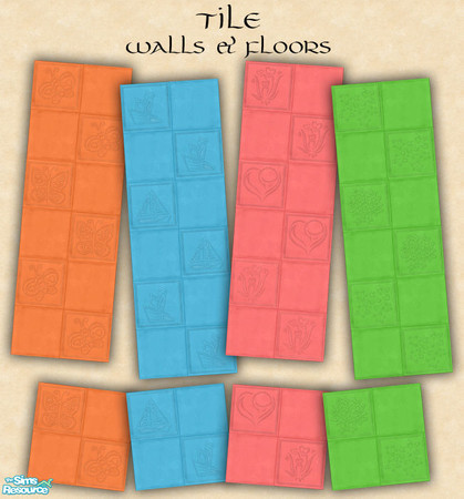 Sims 2 — MiskasTile_3  Walls & Floors by miskas — Walls & Floors