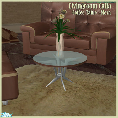 Sims 2 — S2S LivingRoom Calia - Glass CoffeeTable Mesh by sims2sisters — 