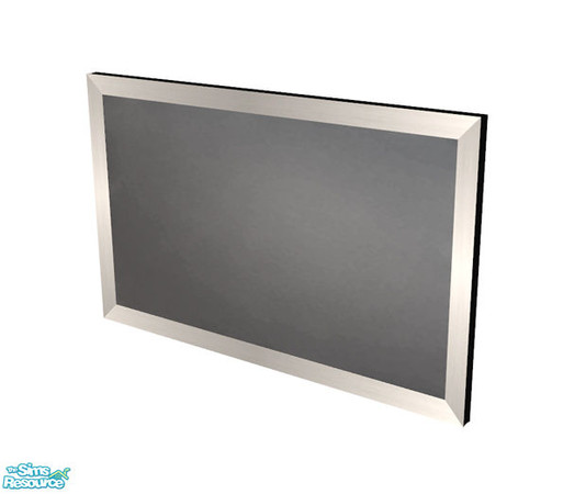 Sims 2 — Twelve Livingroom - Television by Murano — Flat plasma television for hanging on the wall.