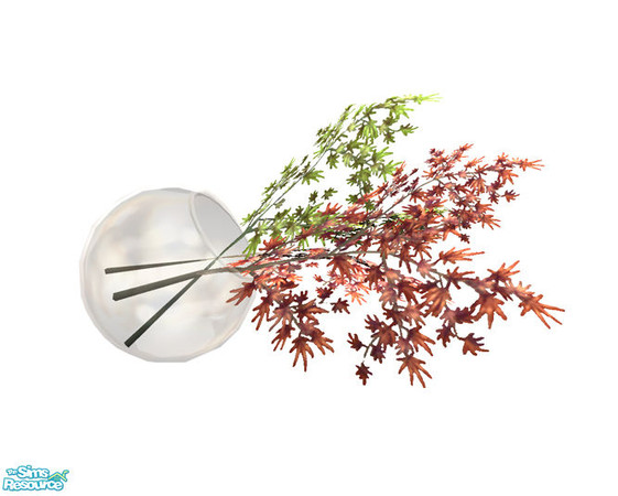 Sims 2 — Mono Kitchen - Decobowl by Murano — Bowl in glass with some branches.