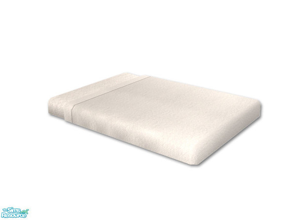 Sims 2 — Tokyo Bedroom - Bedding by Murano — A white bedding for combining with the bed of this set.