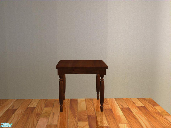 Sims 2 — Potterybarn Diningroom - recolor - brown - Diningtable 1 tl. by ShinoKCR — 
