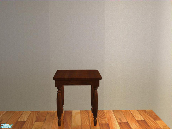 Sims 2 — Potterybarn Diningroom - recolor - brown - Sidetable by ShinoKCR — 
