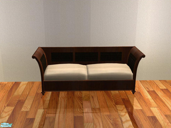 Sims 2 — Potterybarn Diningroom - recolor - brown - Loveseat by ShinoKCR — 