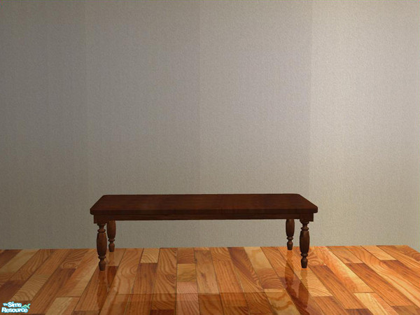 Sims 2 — Potterybarn Diningroom - recolor - brown - Coffetable 2 tl. by ShinoKCR — 