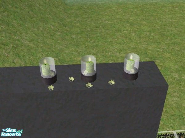 Sims 2 — TC29 Candles- 4 by brena31 —  Steffor's living garden candles with textures from robinrains.