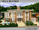 Sims 3 — Villa Beatrix by Stella_Nera — A cozy house with little garden, pool, BBQ , vegetable garden, garage and a nice