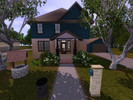 Sims 3 — La Citadine by tigresse — Perfect house for a starting family with little kids. Modern open-plan living with a 8