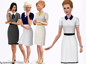 Sims 3 — Smart and dressy - Ready for the office by Wimmie — A new dress for your ya/adult females, perfect for a day in