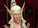 Sims 3 — Lor'themar Hair by LadyofJustice2 — A variation on my Illidan hair, but includes a braid on the base of the pony