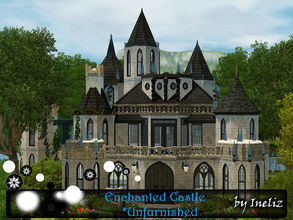 Sims 3 — Enchanted Castle (Unfurnished) by Ineliz — Every great witch or wizard want to live in a big castle. They need