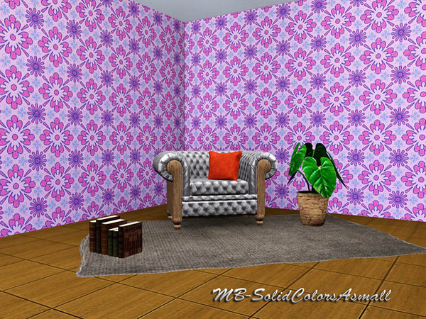 Sims 3 — MB-SolidColorsAsmall by matomibotaki — Geometric pattern with 4 recolorable patettes, to find under - geometric