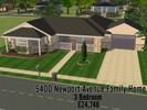 Sims 2 — 5400 Newport Avenue (family home) by Homes4You2 — Please note that the 'notes' tab has CC listed. However older