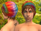 Sims 2 — Tie Dye Beanies by zaligelover2 — Tie dyed beanies for males toddler through elder. Binned and linked to one