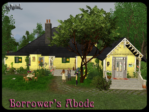 Sims 3 — Borrower's Abode by murfeel — This charming 2br 1bth EIK house holds a secret, for it is the home of The