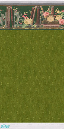 Sims 2 — Victorian Study Wallpapers - Book by drewsoltesz — Three different old style Victorian Wallpapers for your Sims