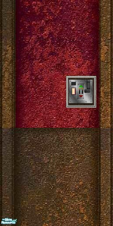 Sims 2 — Sci-fi Wall Set 4 - Wall 3 Key Pad by stephanie_b. — 