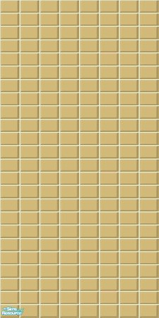 Sims 2 — Carmel Tile (4 pack) - Individual Item by becboobear — Recolor of tile floor and two tile walls that came with