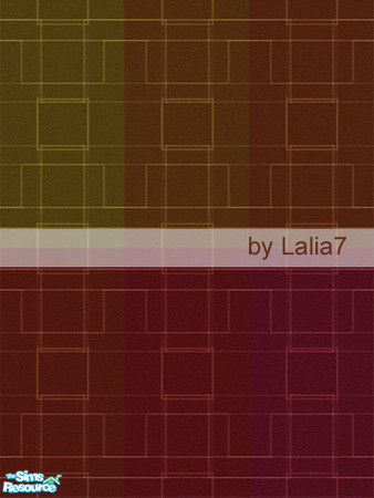 Sims 2 — Modern Abstract Walls by LALIA7 — Slightly textured modern abstract walls in six dark warm colours. 